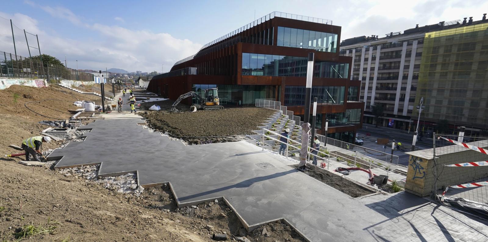 El edificio GOe visto desde dentro
