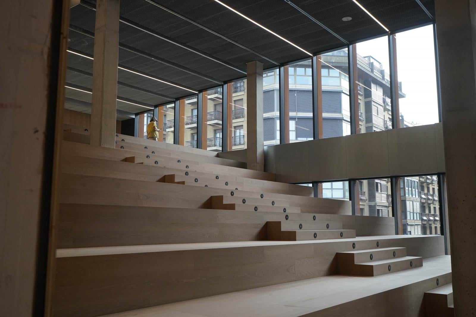 El edificio GOe visto desde dentro