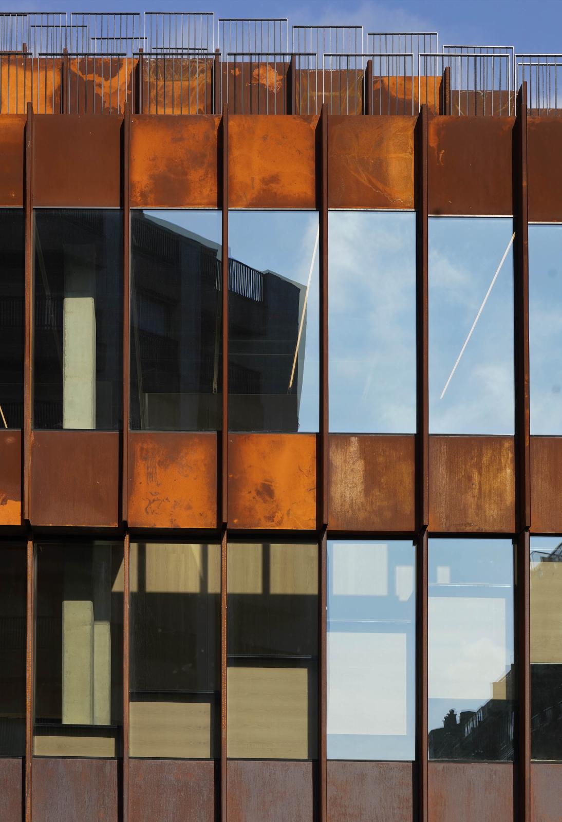 El edificio GOe visto desde dentro