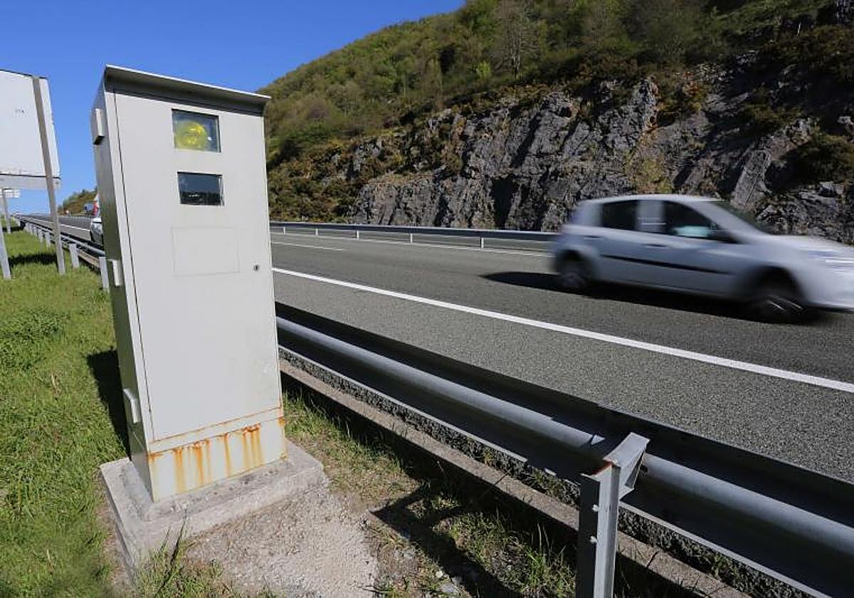 Radar en la A-15 ubicado en Lekunberri
