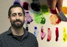 Oskar Gonzalez explicará cómo se realizan las pinturas al óleo.