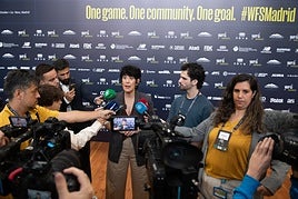 La ministra de Inclusión, Seguridad Social y Migraciones, Elma Saiz, durante su declaración.