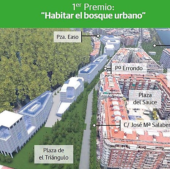 Así son los tres proyectos finalistas para la urbanización de la playa de vías de Easo