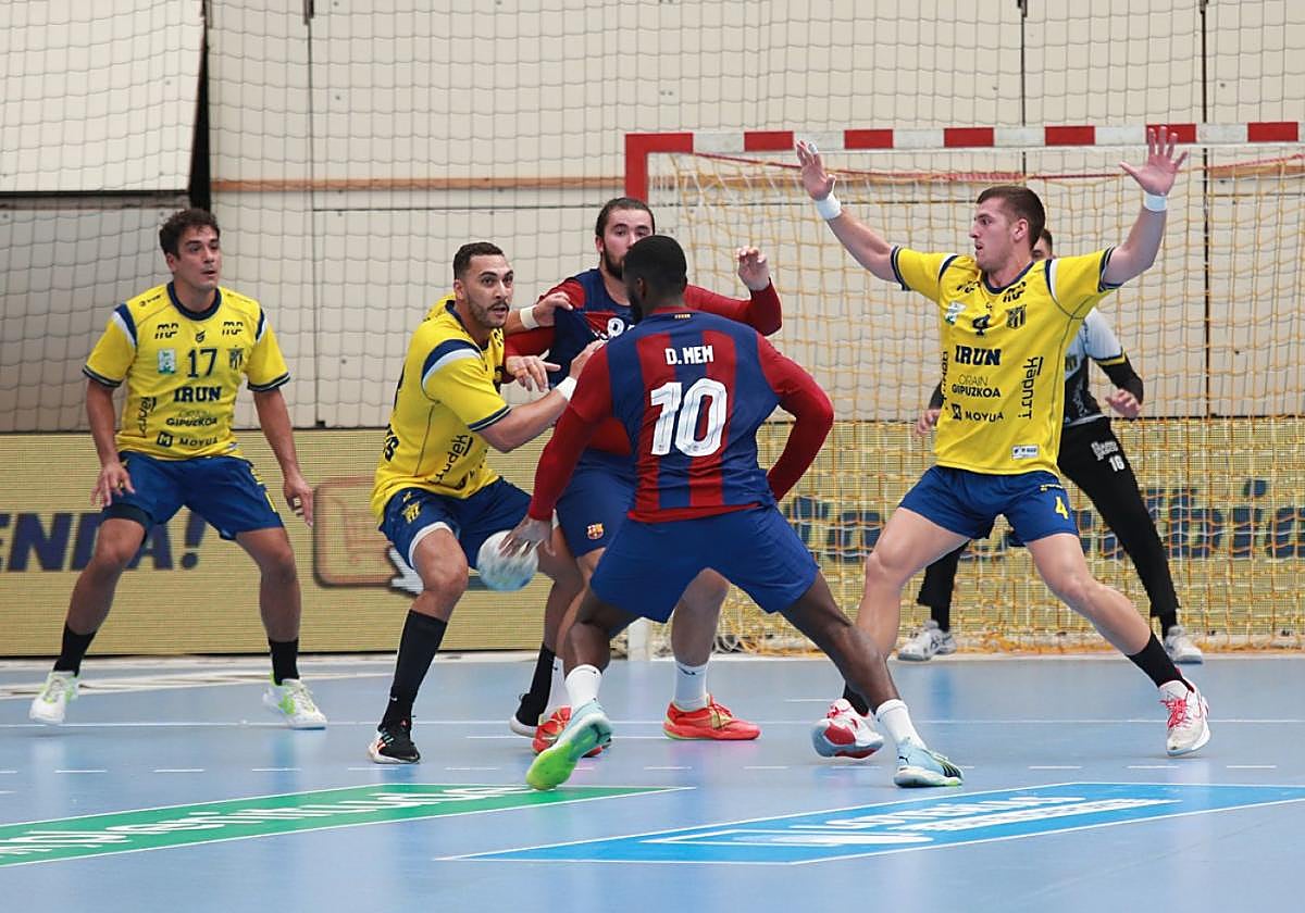 El Bidasoa se siente preparado para el reto mayúsculo que supone jugar en el Palau Blaugrana.