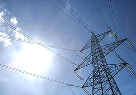 Infraestructura de la subestación eléctrica de Hernani.