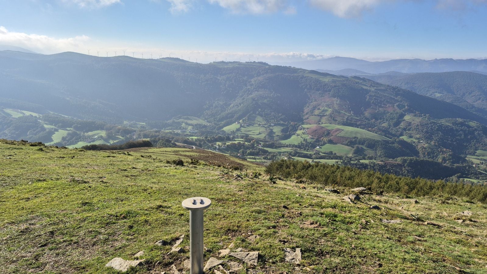 Una discreta cima navarra cobijada por el bosque