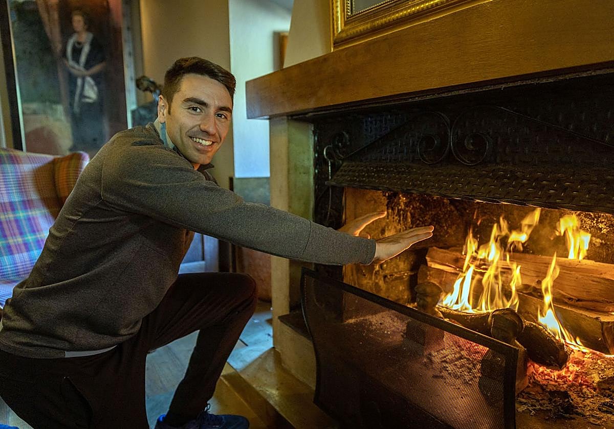 Peio Etxeberria, en la Venta de Ulzama.