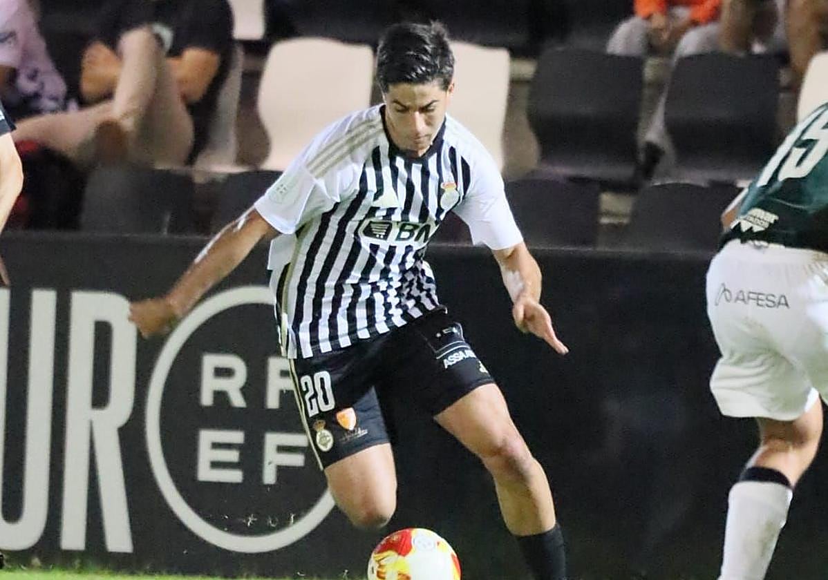 Javi Soroeta, ayer en Gal.