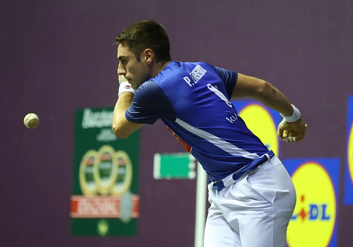 Peio Etxeberria, en una imagen de archivo ajena a este partido.