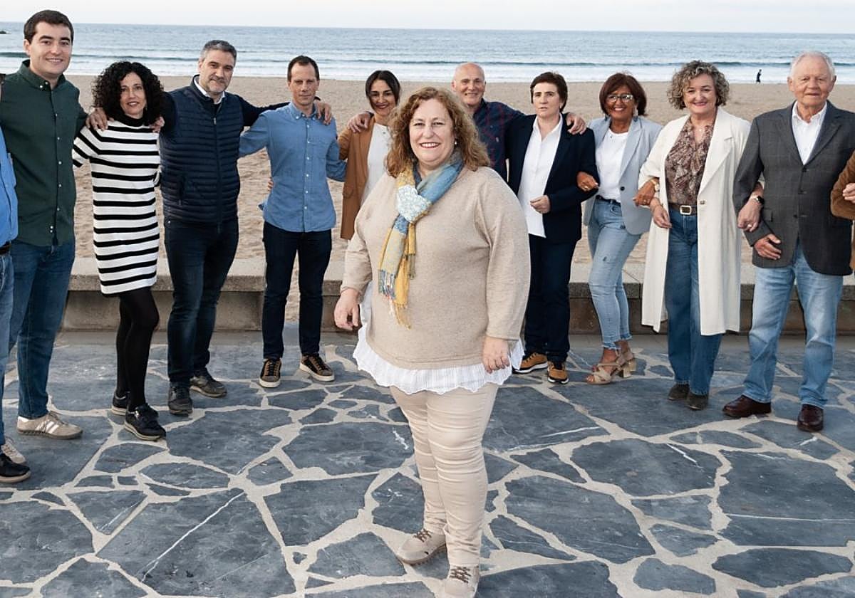 Las y los debarras que conformaron la lista con la que el PNV concurrió a las elecciones municipales.