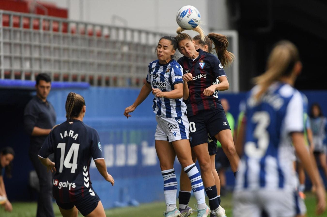 Exhibición de la Real en el derbi