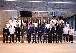 Foto de familia en la inauguración del GOe.