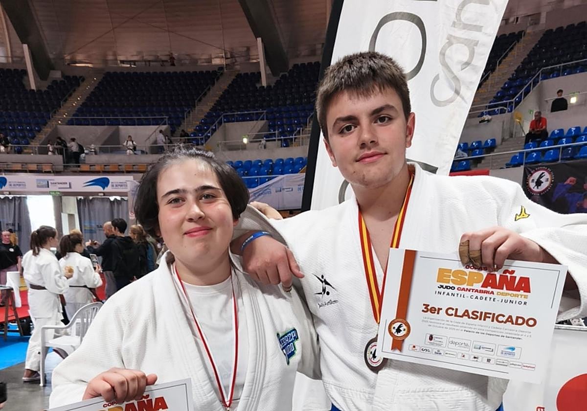 Adriana Real e Ibon Betolaza, medallas de bronce en la Copa de España.