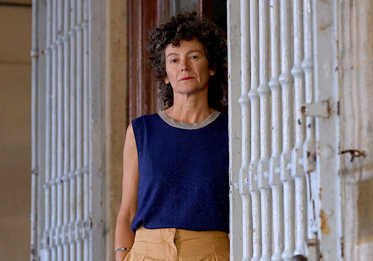 Ixiar Rozas idazlea, aurkezpenaren aurretik.