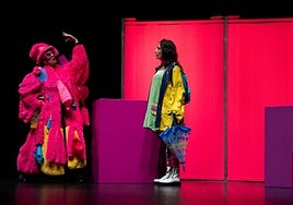 Igandean Elgoibarren ikusi ahalko den ikuskizunaren pasarte bat.