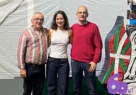 qLos ganadores del concurso fotográfico del Festival Internacional de Folclore: Asier Ruiz y Jokin Antoñana.