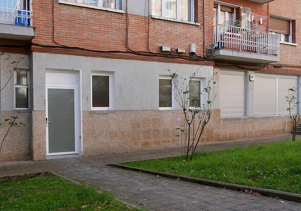 Ubicación actual de la ikasgela, en el número 11 del barrio de Itxaropen.