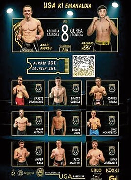 Azaroaren 8an izango den UGA K1 Emanaldiaren kartela.