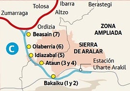 Municipios donde se realizarán las catas geotécnicas