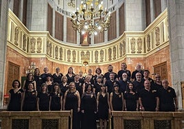 Miembros de Alboka realizaron hace unos meses un viaje a Galicia en que ofrecieron varios conciertos.