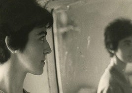 Imagen de archivo de la polifacética artista urnietarra, Lurdes Iriondo.