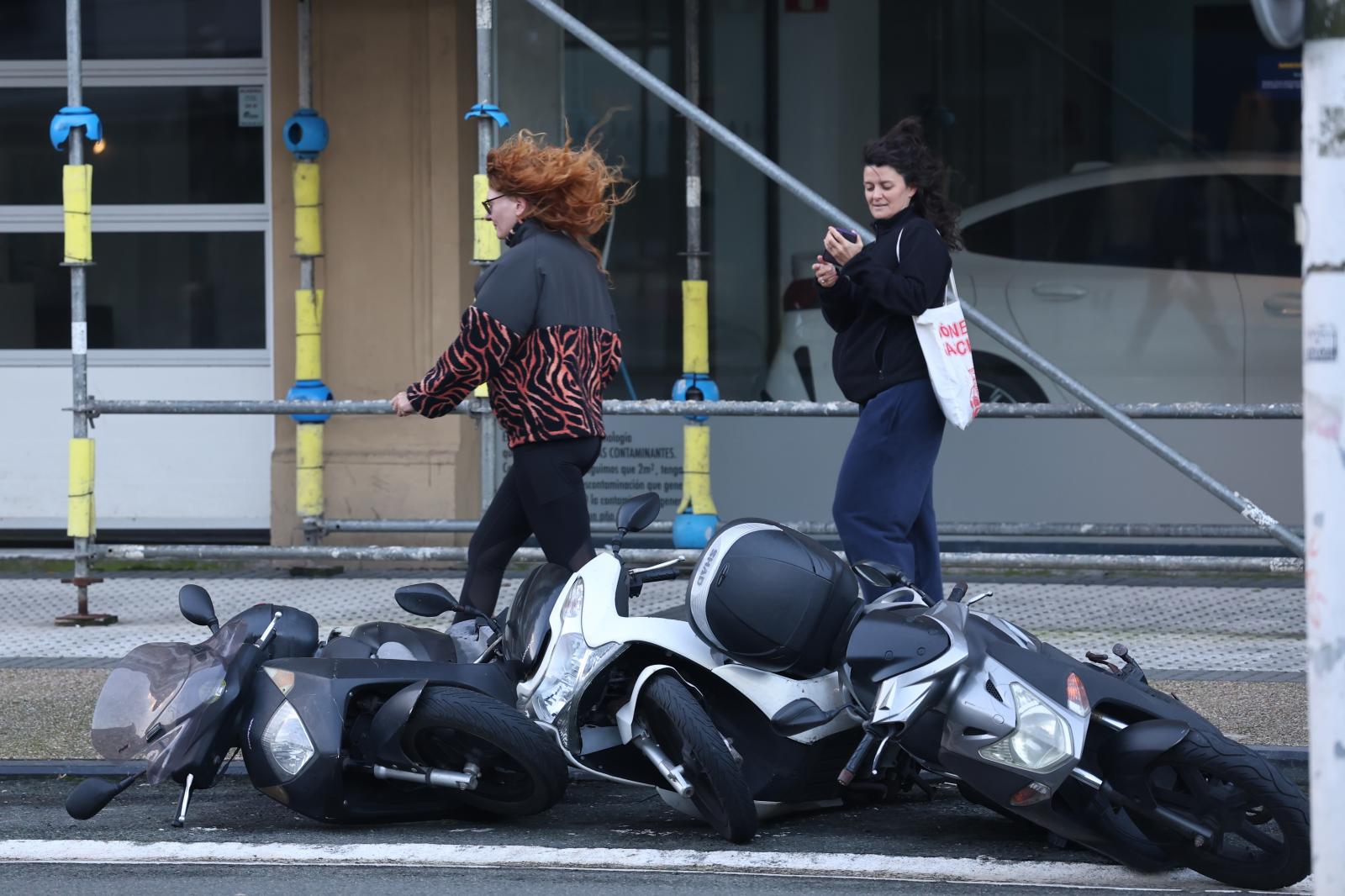 Los desperfectos que ha dejado &#039;Benjamín&#039; en Gipuzkoa