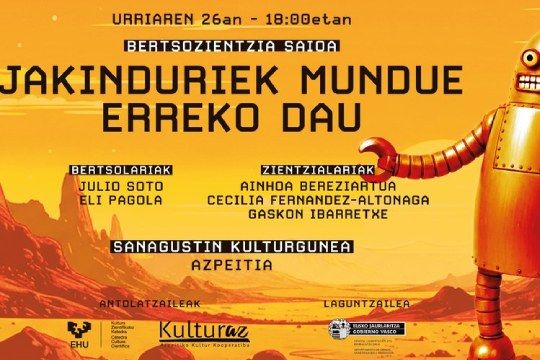 Ezagutza zientifikoak eta bertsoak elkartuko dira igandean Azpeitian