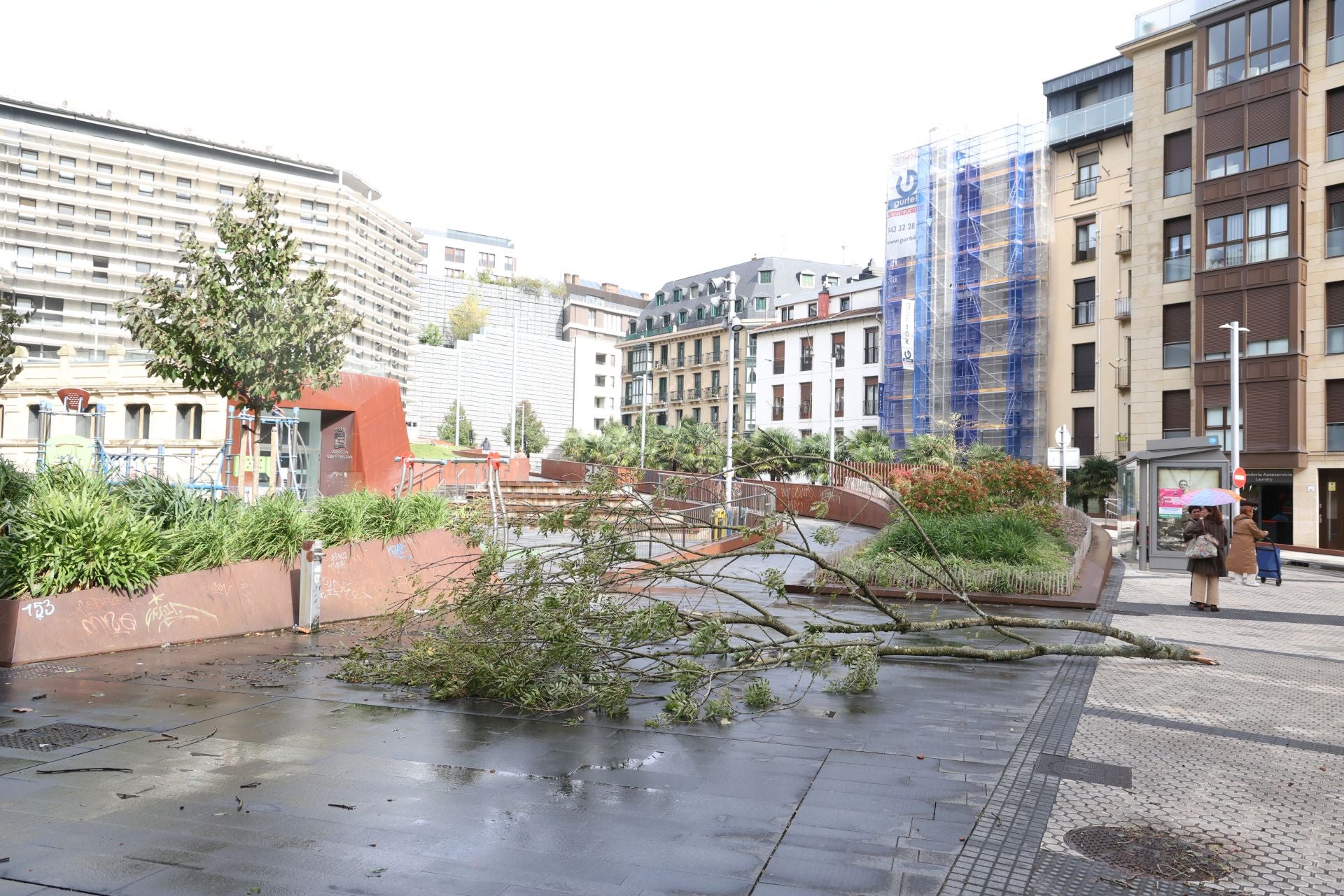 Los desperfectos que ha dejado &#039;Benjamín&#039; en Gipuzkoa
