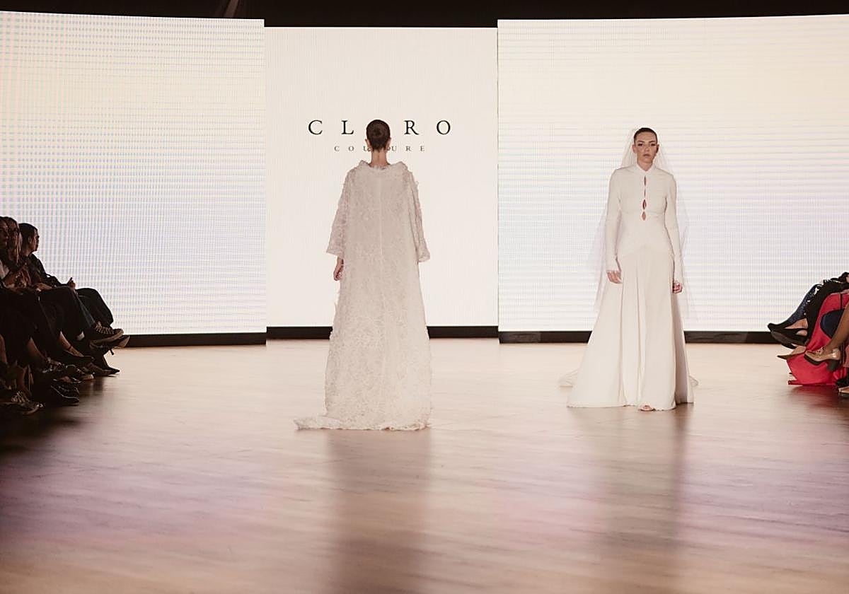 Arquitectura y poesía en el desfile de CLARO Couture