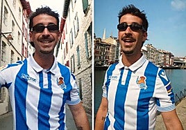 El rapero de Baiona que es un aficionado más de la Real Sociedad: «En la búsqueda de títulos como mi equipo»