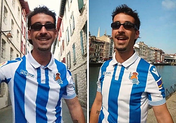El rapero de Baiona que es un aficionado más de la Real Sociedad: «En la búsqueda de títulos como mi equipo»