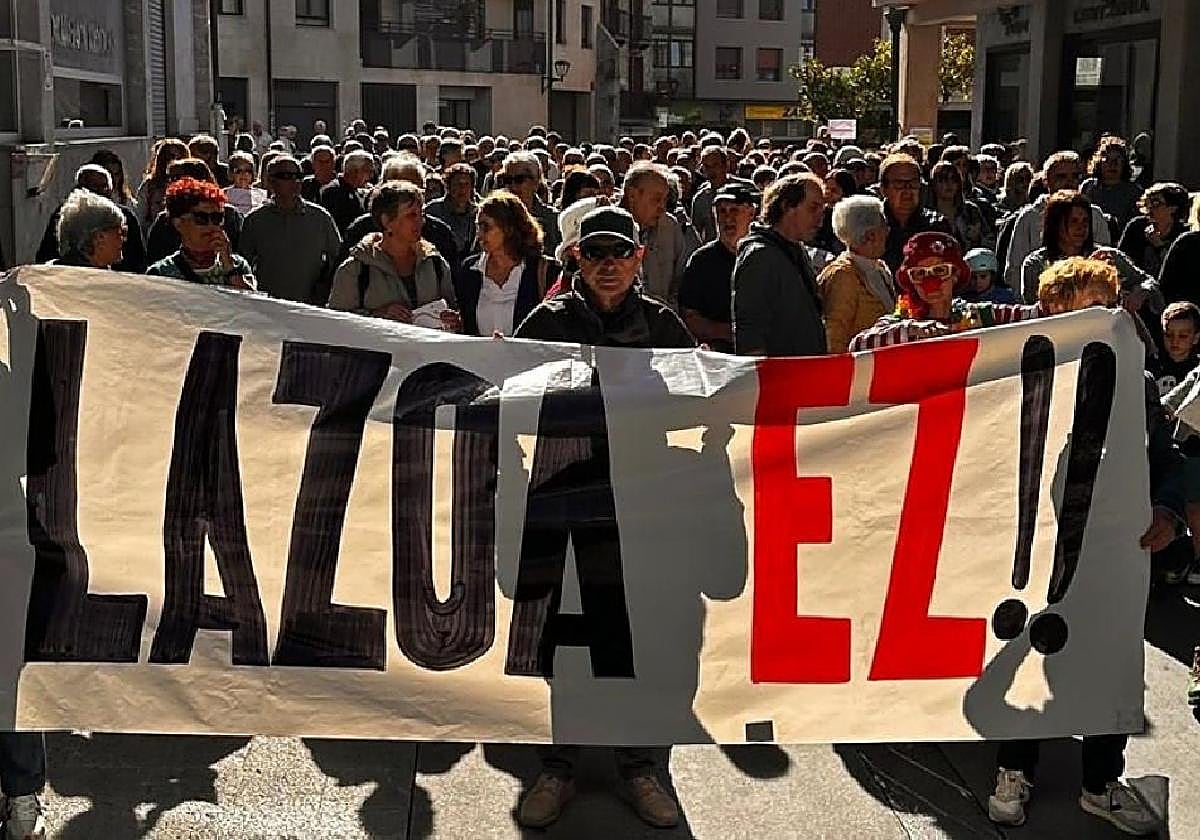 La plataforma convocó hace unas semanas una marcha desde Karrika hasta Mimendi.