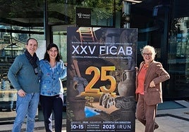 Juanjo Jiménez, Nuria Alzaga y Aizpea Goenaga presentaron el cartel.