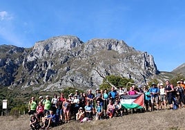 Los veteranos del Pol Pol  en los montes de Potes