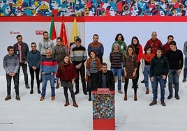 Arkaitz Rodriguez durante un congreso de Sortu.