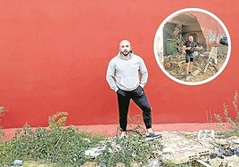 .Aitor Vilariño, vecino de Benetusser afectado por la Dana, posa en diciembre del año pasado.