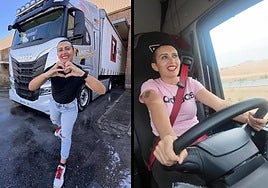 Oti Cabadas en dos imágenes compartidas recientemente en sus perfiles de redes sociales