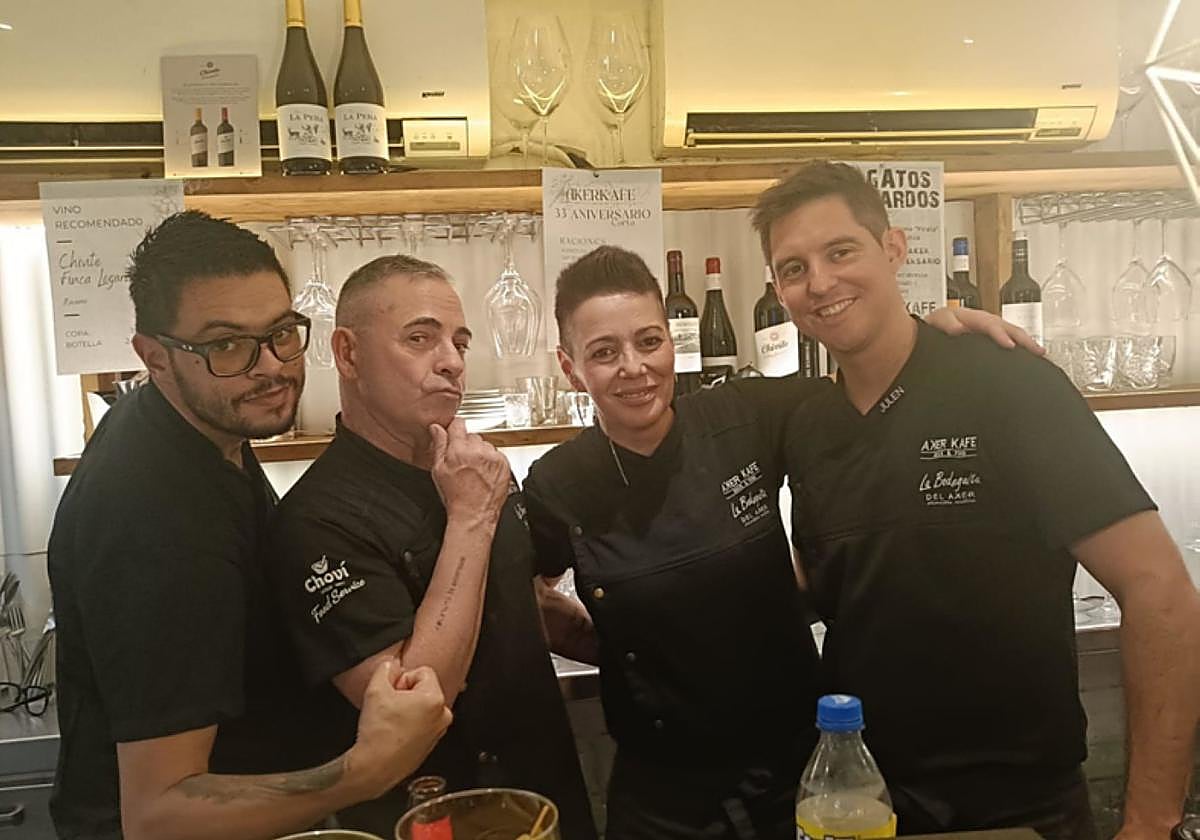 El equipo del Aker disfrutó de un gran día.