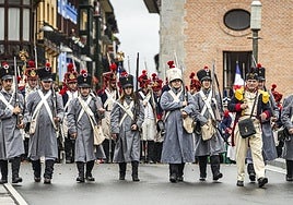 2011. Recreación de la batalla de 1830: los franceses, derrotados, abandonaron Tolosa.