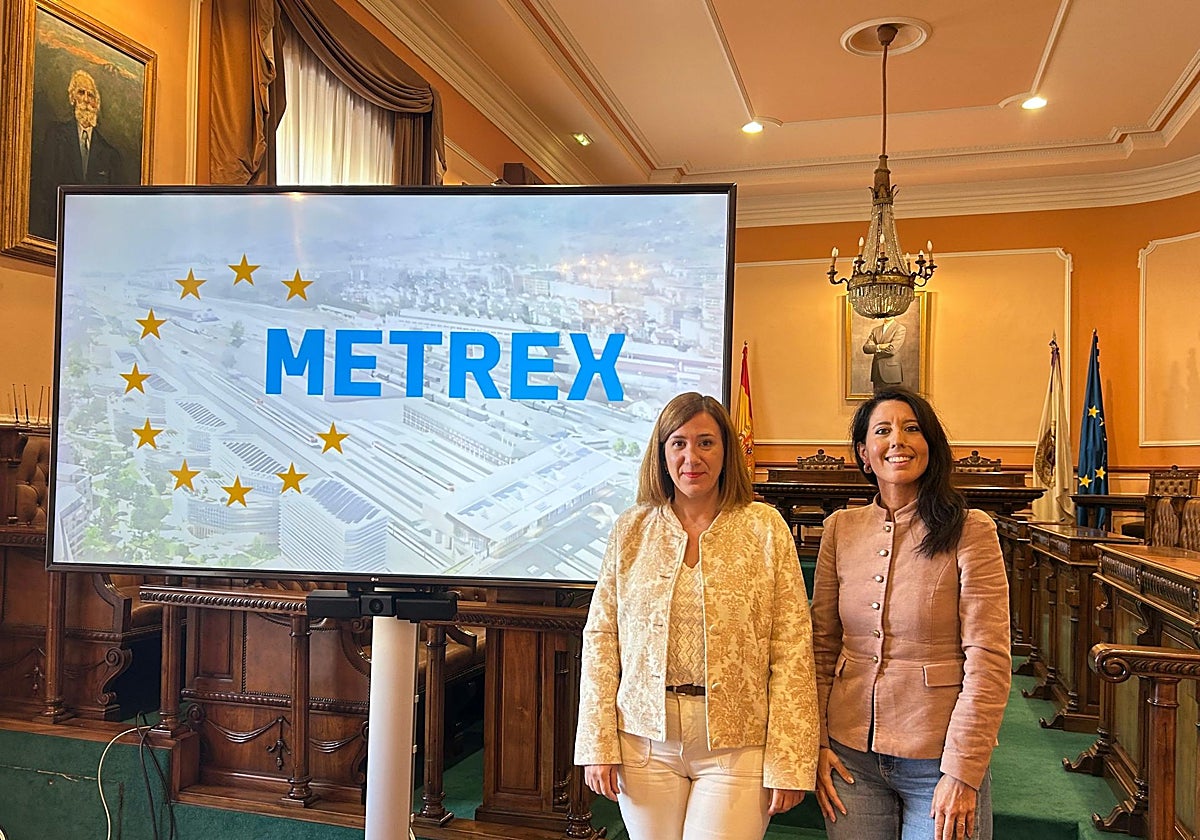 Cristina Laborda y Azahara Domínguez han presentado la conferencia de la red Metrex.
