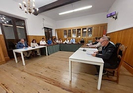 Imagen de la sesión plenaria celebrada en la tarde del miércoles en el Ayuntamiento.