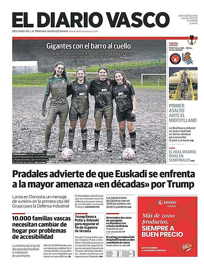 Young athletes training in the Basque Country