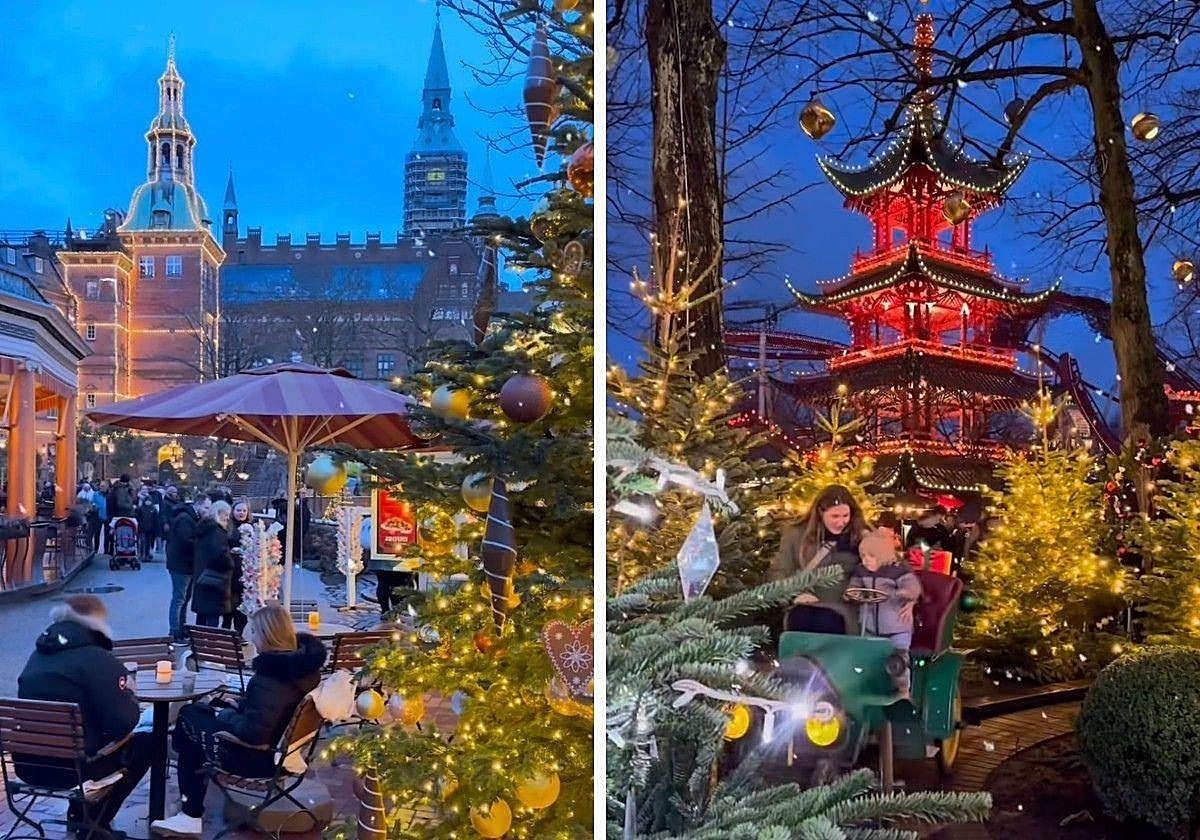 El parque de atracciones que se convierte en mercado navideño y al que llegar con vuelo directo desde Euskadi