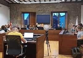 Un momento del pleno de octubre, celebrado el jueves.