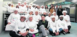 Los participantes en el curso recién iniciado y que se prolongará hasta marzo con prácticas profesionales el próximo año en Ausolan.