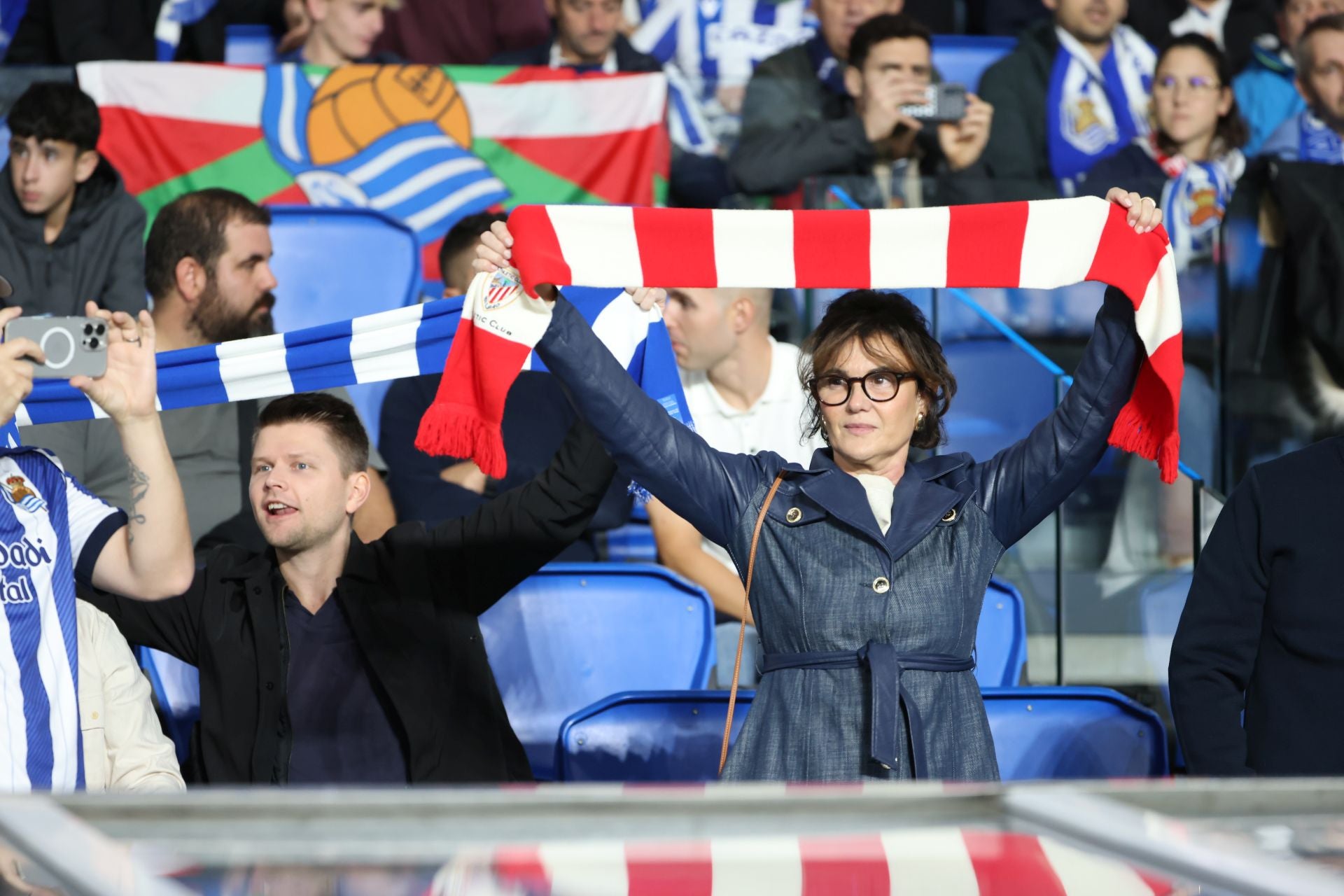 ¿Has estado en el derbi de Anoeta? ¡Búscate en la grada!