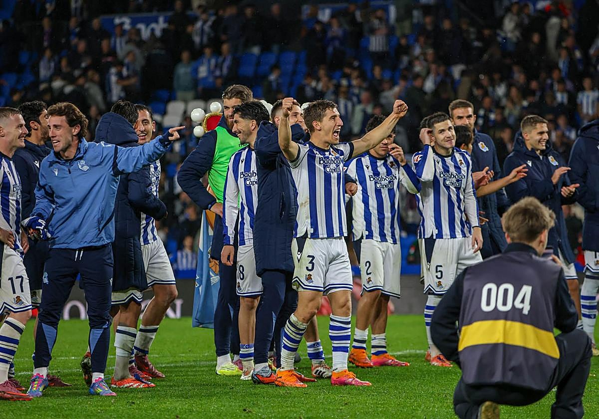 Una victoria celebrada a la altura de su importancia