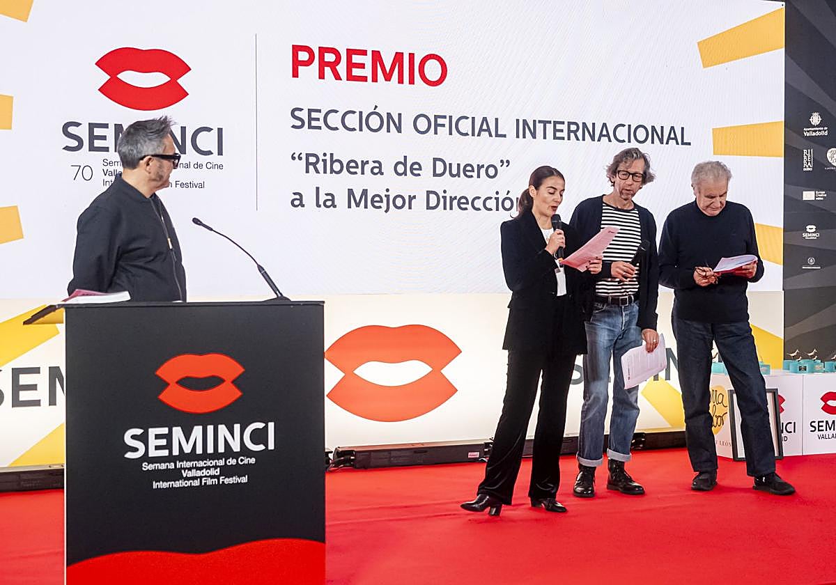 Lectura del palmarés de la 70 edición de la Seminci.