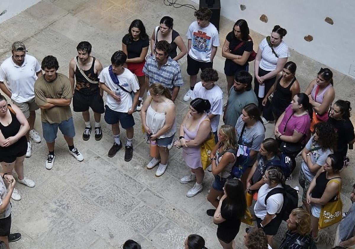 Aurten gerturatutako Ipar Ameriketako gazteak Beasainen.