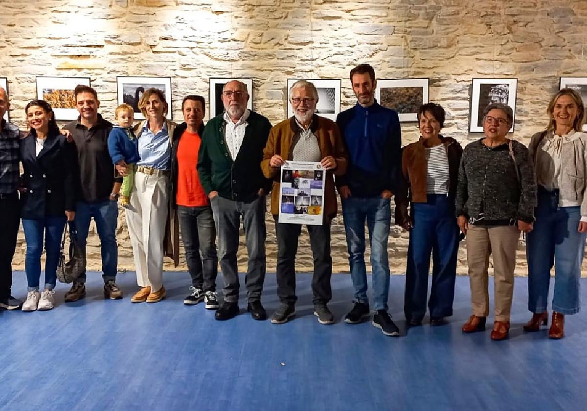 Inauguración. Imagen del estreno de la exposición en la sala de la Ferrería de Igartza.